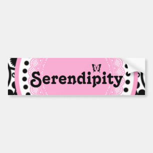 Serendipity bumper sticker