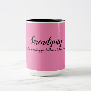 Serendipity Two-Tone Coffee Mug