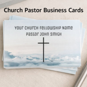 SERENE Above The Clouds Church Business Cards
