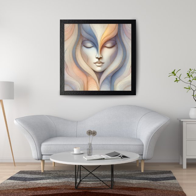 Serene Abstract Face Poster (Creator Uploaded)
