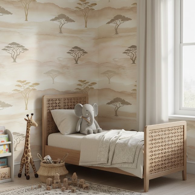 Serene Acacia Tree Watercolor Pattern ID1272 Wallpaper (Creator Uploaded)