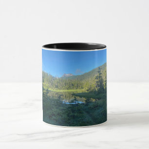 Serene Alaska Lake and Forest Mug