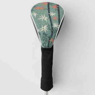 Serene Bamboo Blossom Asian  (7) Golf Head Cover