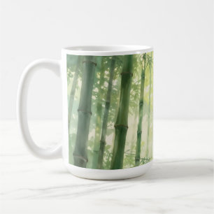 Serene Bamboo Forest Mist Glow Coffee Mug