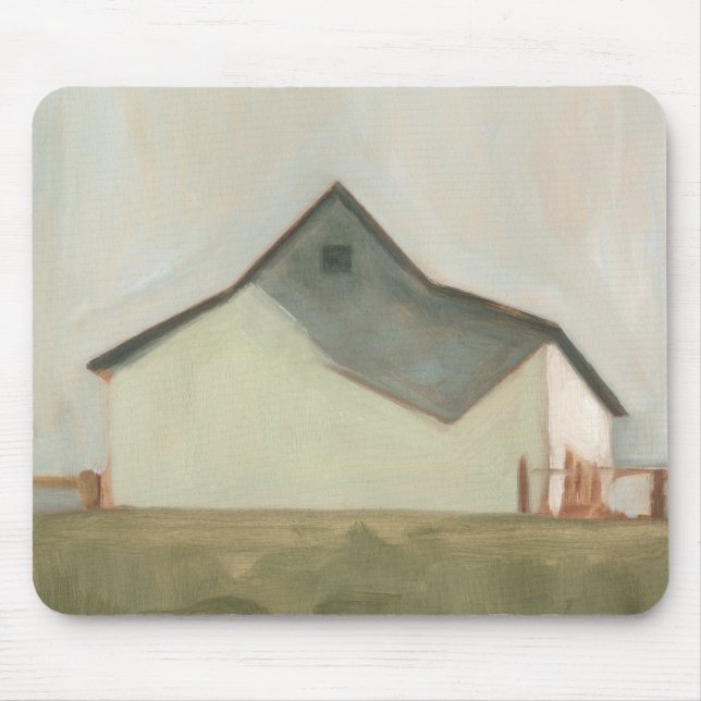 Serene Barn - Off-White Mouse Mat (Front)