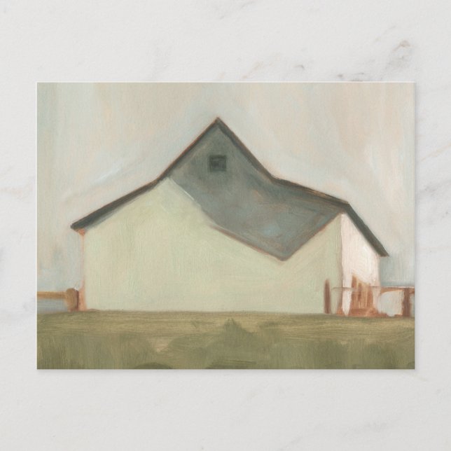 Serene Barn - Off-White Postcard (Front)