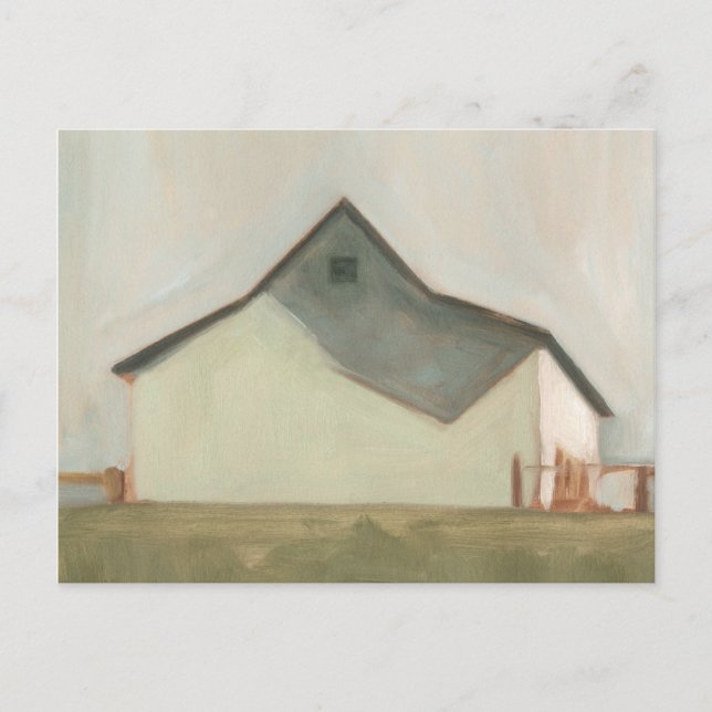 Serene Barn - Off-White Postcard (Front)