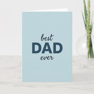 Serene Best Dad Ever Card