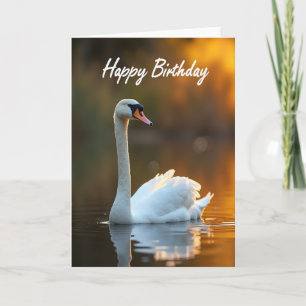 Serene Bird Birthday Card