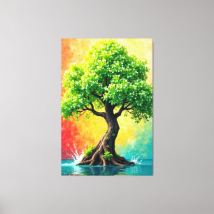 Serene Bloom Canvas Print