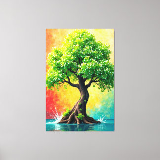 Serene Bloom Canvas Print