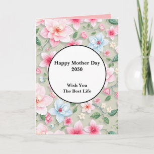 Serene Blossom Cascade Elegance Card