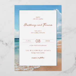 Serene Blue Beach Waves