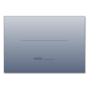 Serene Blue Minimalist Line Table Number