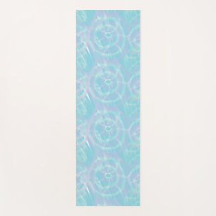 Serene Blue Tie-Dye Yoga Mat