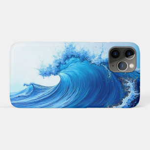 Serene Blue Wave Splashes iPhone 11 Pro Case