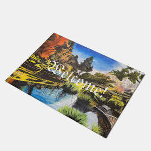Serene Brook, by Gary Poling  Doormat