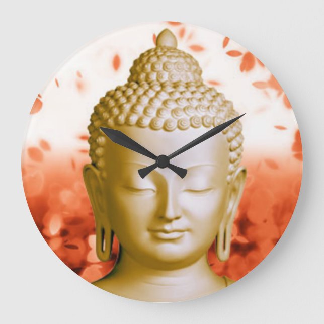 Serene Buddha clock (Front)