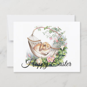 Serene Bunny Retreat Postcard