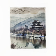 Serene Castle On Lake