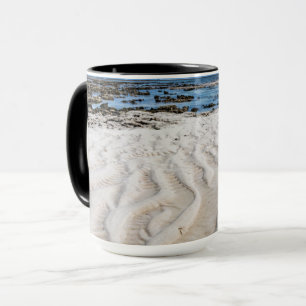 Serene Coastal Low Tide Scenic Landscape Photo Mug