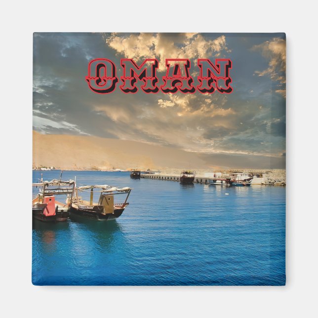  Serene coastal paradise  Magnet (Front)