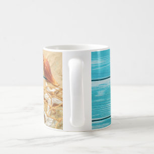 Serene Coastal Scene Mugs