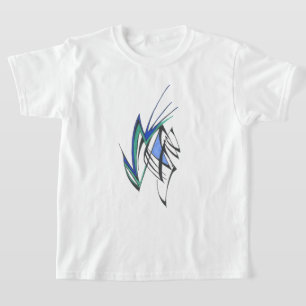 Serene Colourful Abstract Tribal Tattoo Art T-Shirt