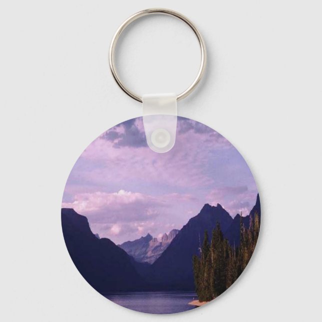 Serene-eminence, beautiful sky, on a keychain (Front)