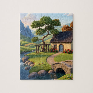 Serene Escape: Beautiful Nature Landscape Jigsaw Puzzle