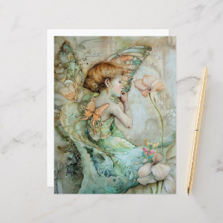 Serene Fairy A4 Advice Birthday card