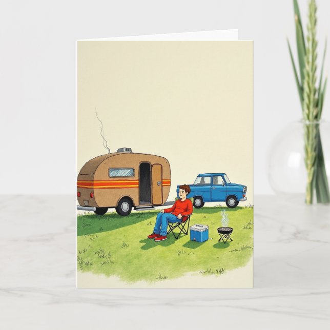 Serene Fathers Day Escape Card (Front)