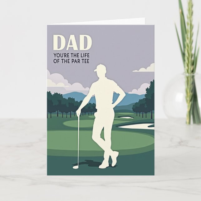 Serene Fathers Day Tribute Card (Front)