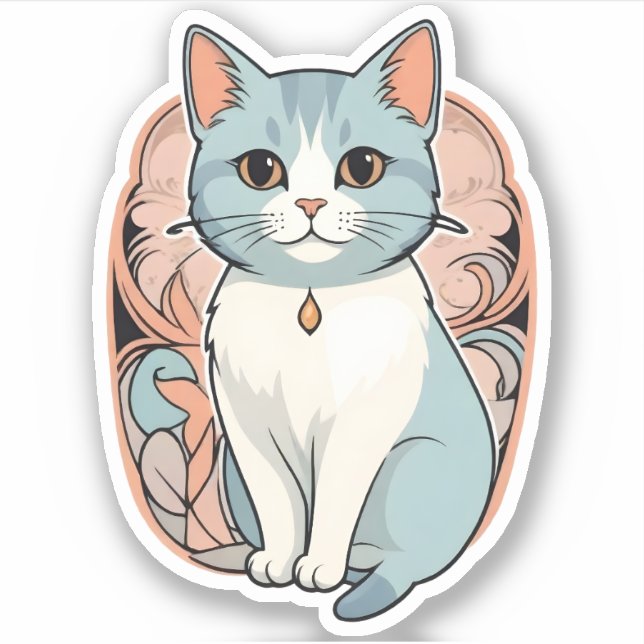 Serene Feline Charm (Front)