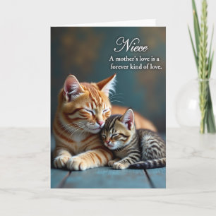 Serene Felines Mothers Day Card