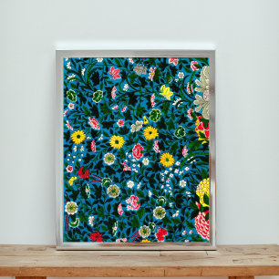 Serene Floral Dance Photo Print