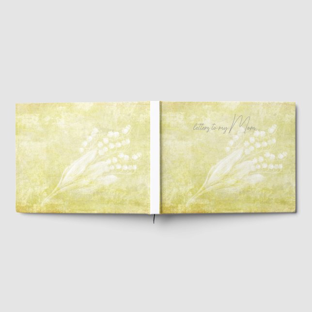  Serene Floral Loss of Mother Personalised Journal Guest Book (Full)