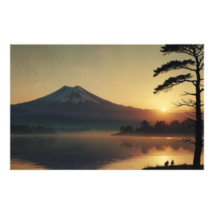 Serene Fuji Landscape Wall Art