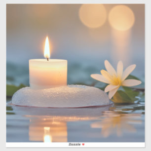 Serene Garden Wellness Candle Light Zen Vibes Calm