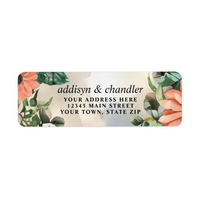 Serene Garden Wreath: Pastel Floral Elegance (Front)
