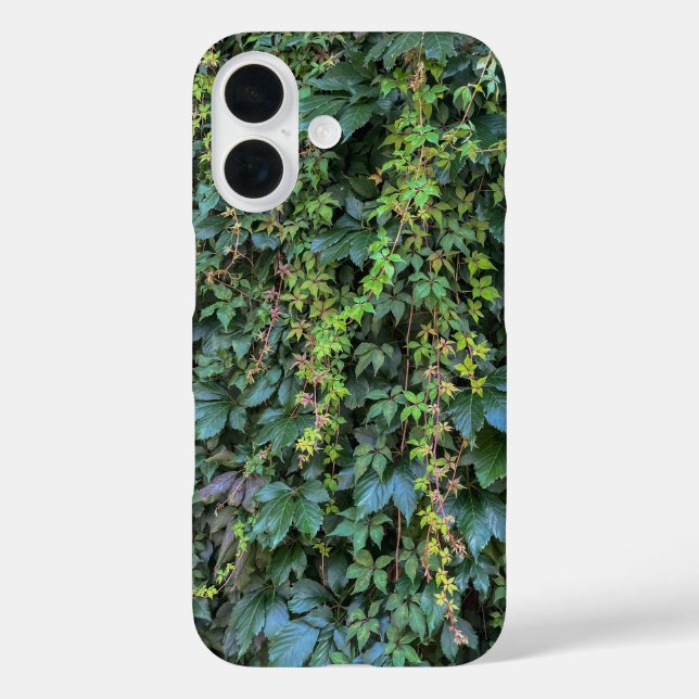 Serene Green Ivy Wall Hanging Vines Plant Leaves Case-Mate iPhone Case (Back)