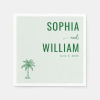 Serene Green Palm Tree