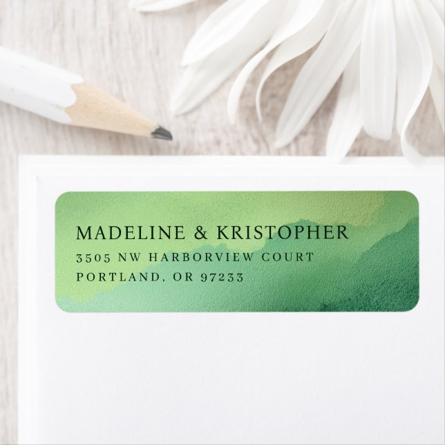 Serene Green Watercolor Gradient (Insitu)