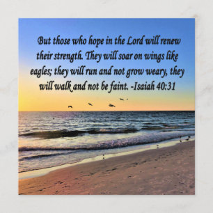 SERENE ISAIAH 40:31 SCRIPTURE DESIGN INVITATION