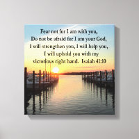 SERENE ISAIAH 41:10 SUNSET PHOTO DESIGN