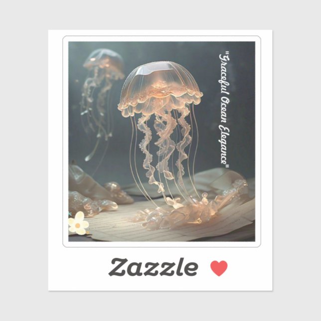 "Serene Jellyfish Artwork" (Sheet)