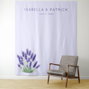 Serene Lavender Floral Tapestry