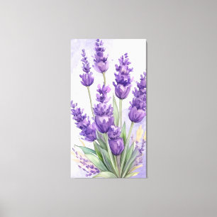 "Serene Lavender" - Minimalist Botanical Wall Art 