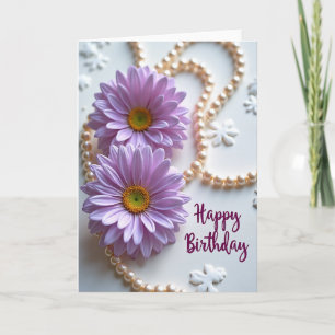 Serene Lilac Birthday Card
