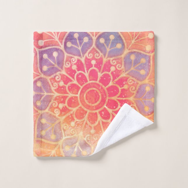 Serene Mandala Wash Cloth (Wash Cloth)